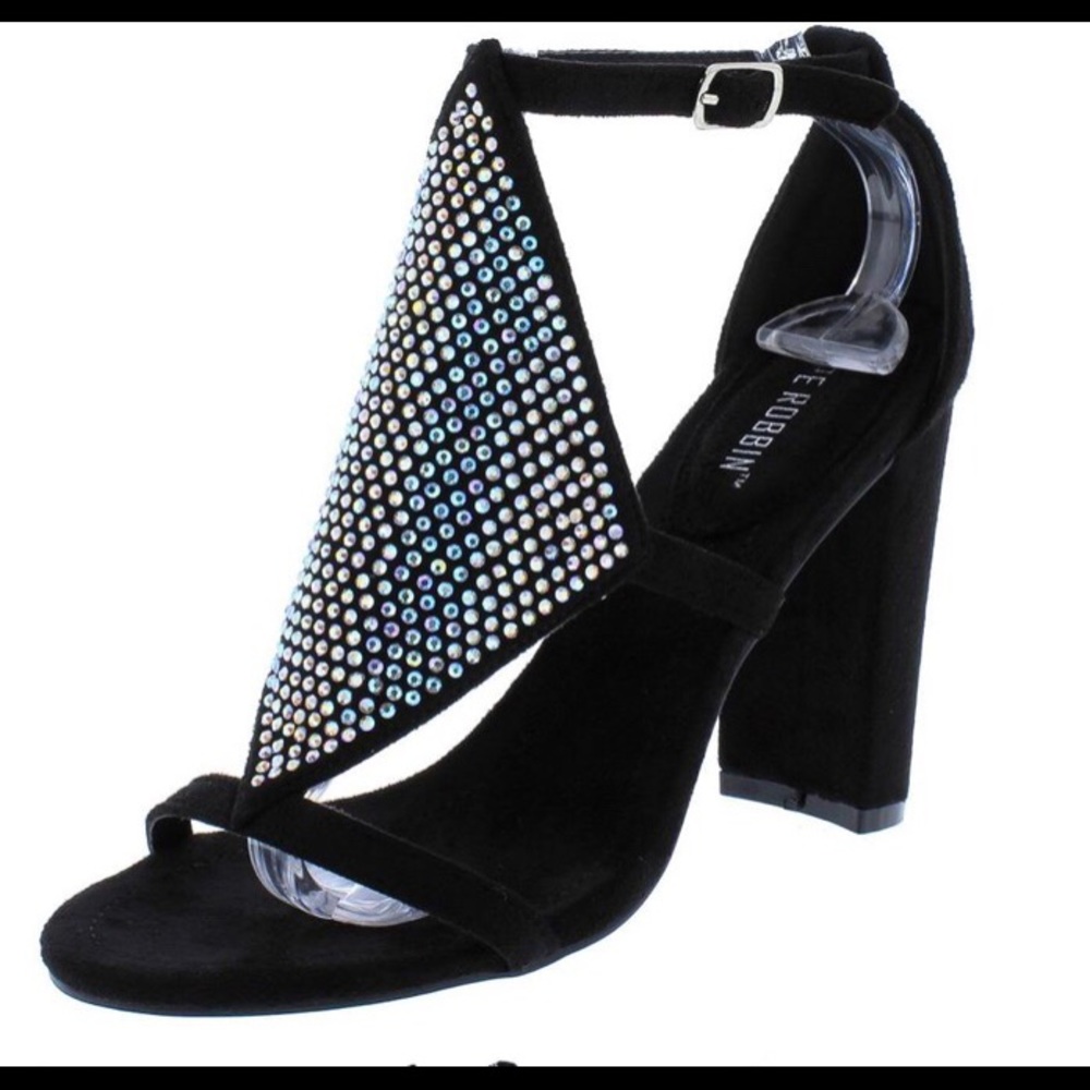 (Size 9 left)Brand New black sparkle heel